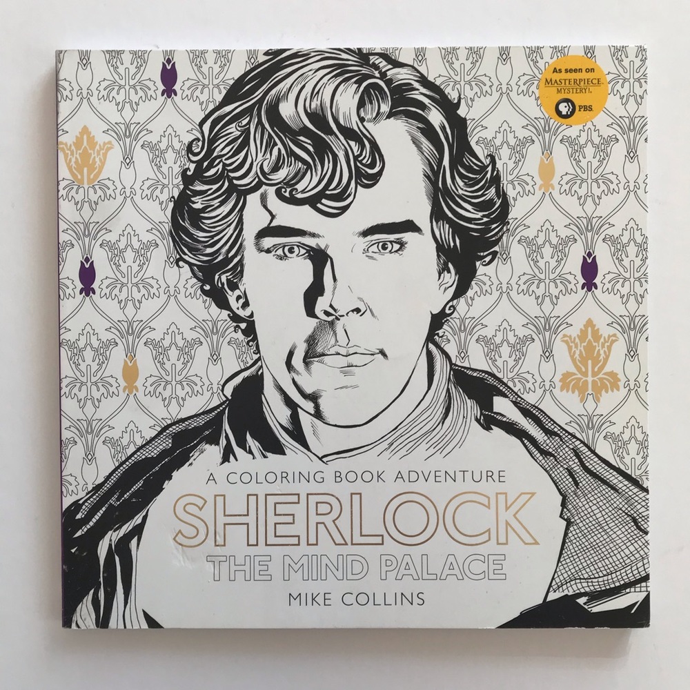 Sherlock BBC Adult Coloring Book “The Mind Palace”